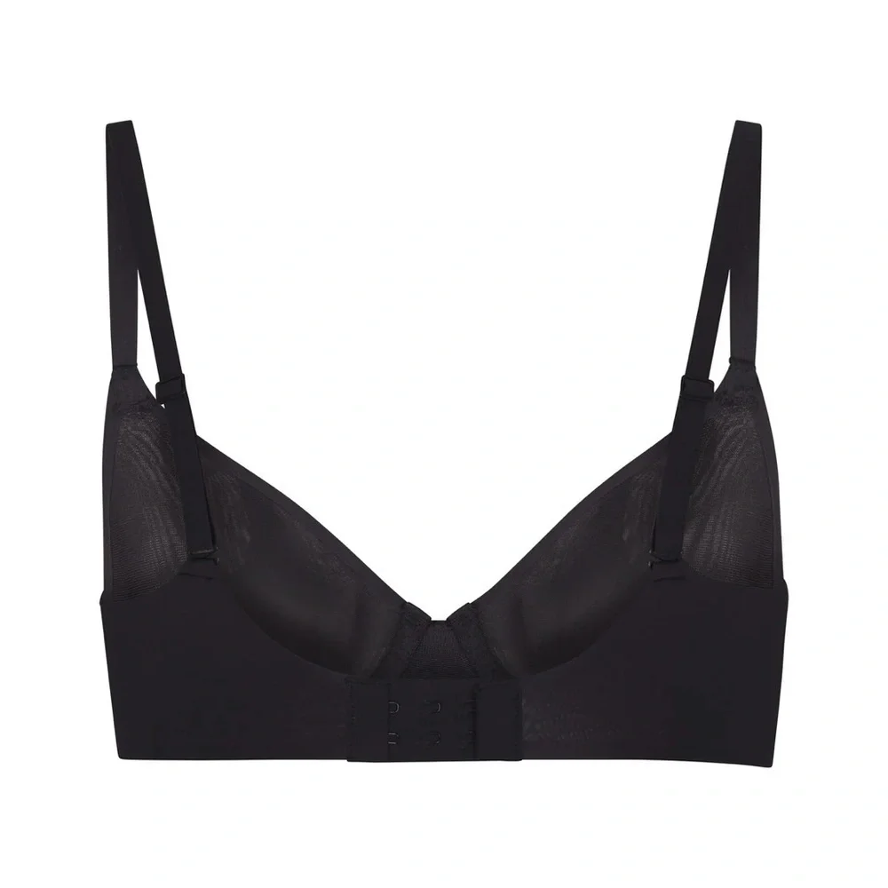 SKIMS | Weightless Demi Bra Size 40DD Onyx Black NEW - Picture 4 of 13